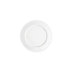 PERLES DE ROSEE BLANCHES Assiette à pain 14 cm