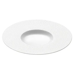 PERLES DE ROSEE BLANCHES Assiette gourmet grand bassin 30 cm