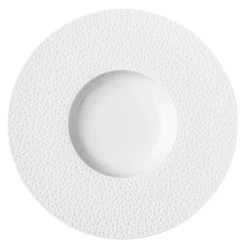 PERLES DE ROSEE BLANCHES Assiette gourmet grand bassin 30 cm
