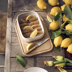 PLANCHES LES ESSENCES Planche à découper en chêne 35 x 21 cm