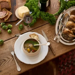 REMINISCENCE BLANC Assiette coupe 19 cm