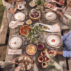 SAISONS Coffret 4 assiettes 19 cm légumes