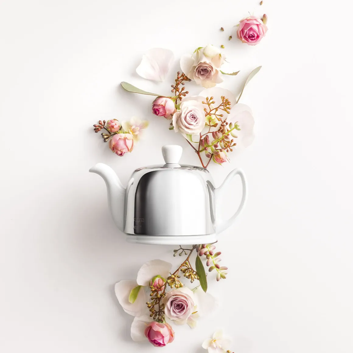 SALAM CLASSIQUE Théière 2 tasses cloche miroir