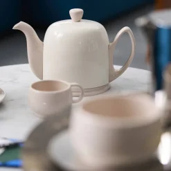 SALAM MONOCHROME Théière 4 tasses cloche rose nude