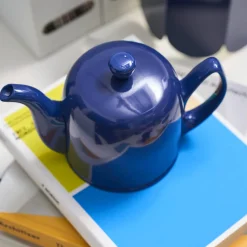 SALAM MONOCHROME Théière 4 tasses cloche bleue