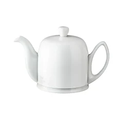 SALAM MONOCHROME Théière 4 tasses cloche blanche
