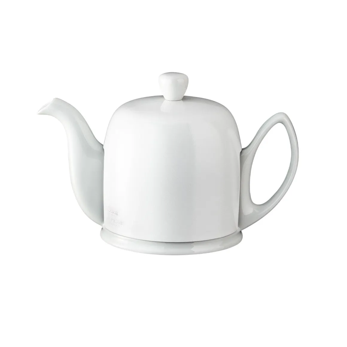 SALAM MONOCHROME Théière 4 tasses cloche blanche