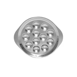 UNI MIROIR LEGER Plat a escargots rond 20 cm 12 places